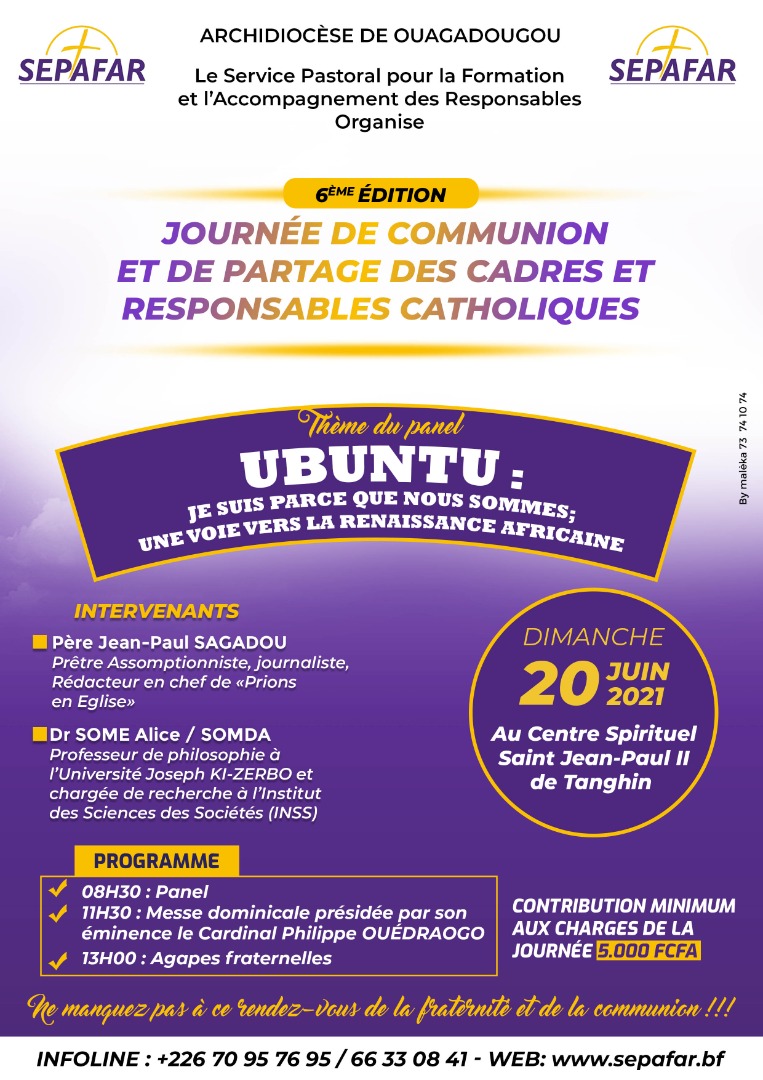 Journée de communion et de partage : 20 juin 2021